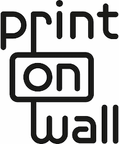 Logo print on wall